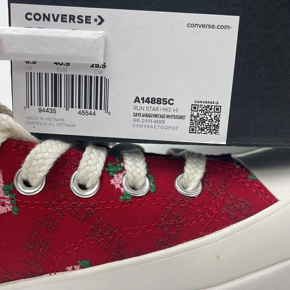 Converse WMNS High-Top Sneakers Platform A14885C RUN STAR HIKE HI DAYS AHEAD